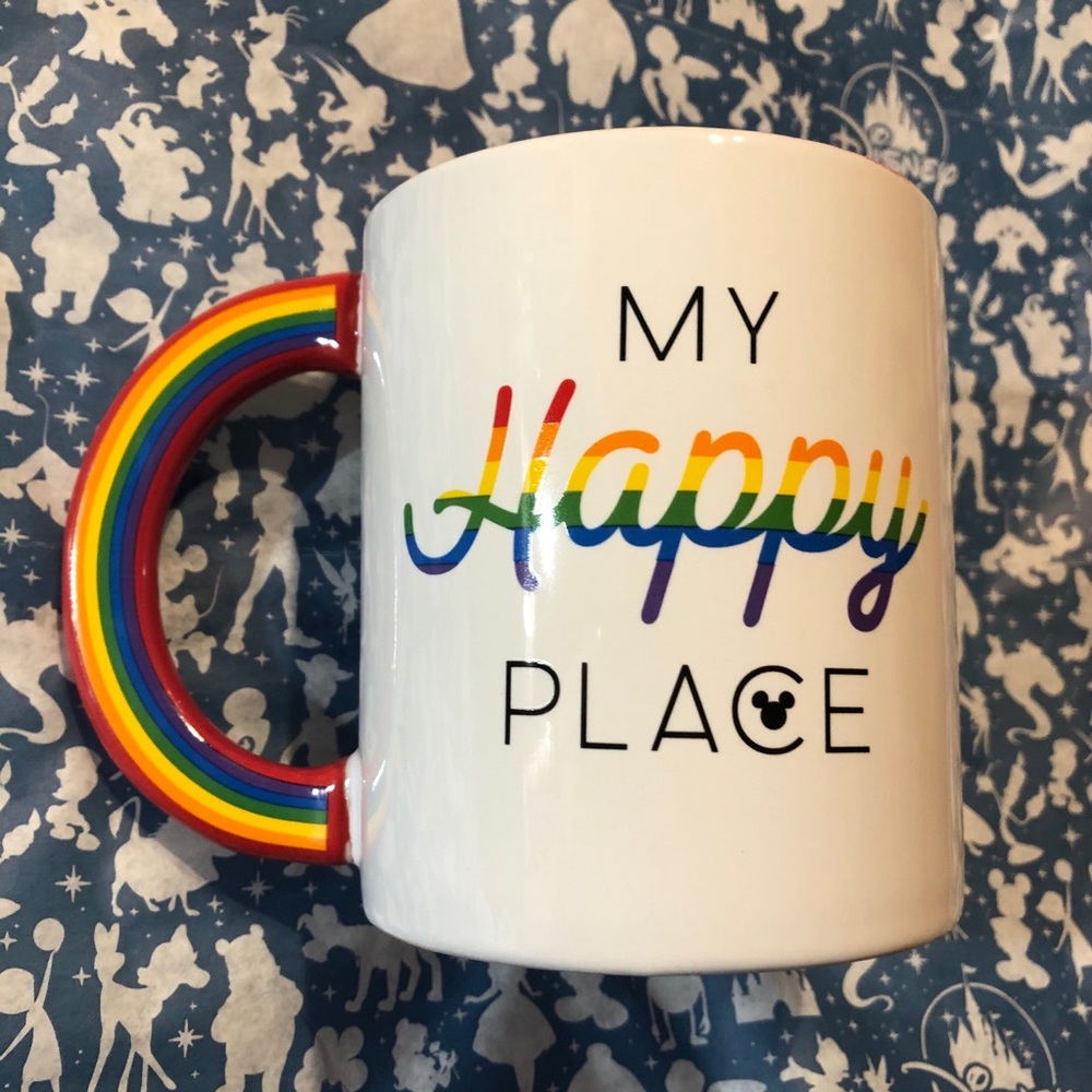 Disney Rainbow Happy Place Mug